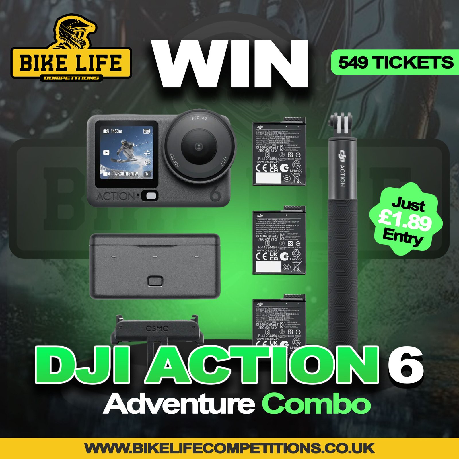DJI Action 6 – Adventure Combo👀