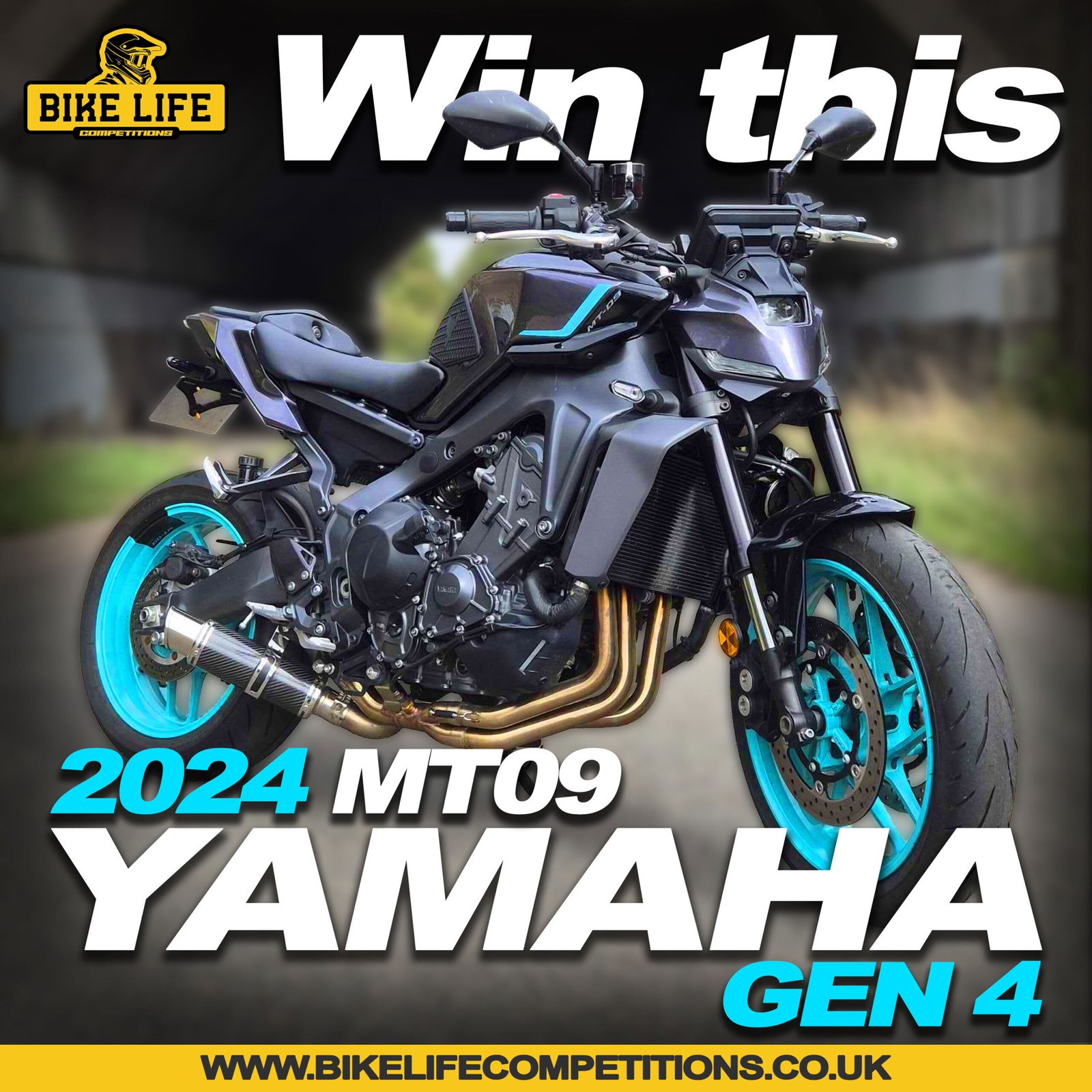 Yamaha MT09 – Gen 4 – Full Black Widow System
